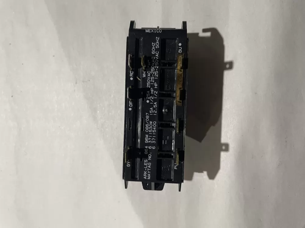 Maytag 6 3711530W 4 Dryer Switch Button AZ198481 | KM1167