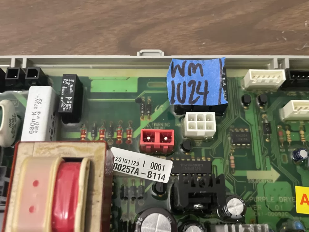 Samsung 00257A DC92 Dryer Control Board AZ99570 | Wm1024