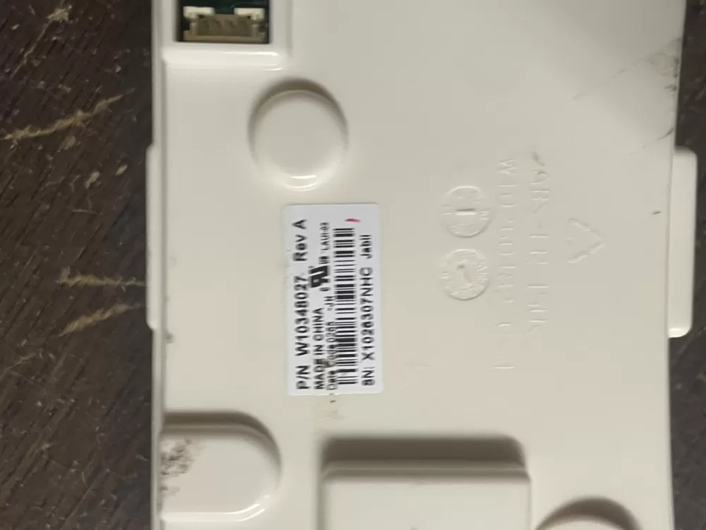 Whirlpool W10604637 Washer Control Board User Interface AZ47753 | Wm562