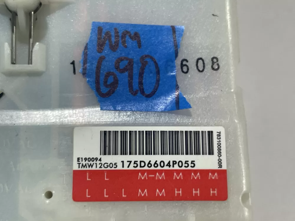GE 175D6604P055 WH45X22698 Washer Timer AZ160136 | Wm690