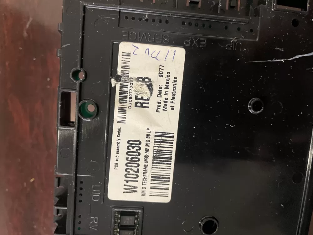 Whirlpool W10206030 AP4568396 Dryer Interface Control Board AZ39504 | KMV391