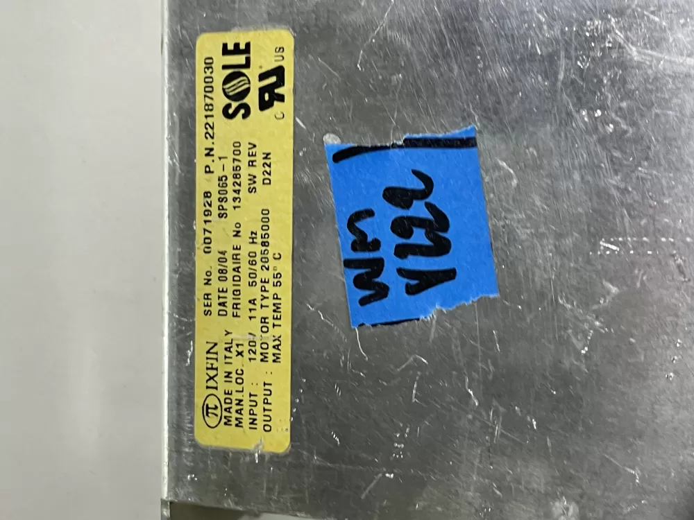 Frigidaire 134285700 Motor control board AZ167028 | Wmv222