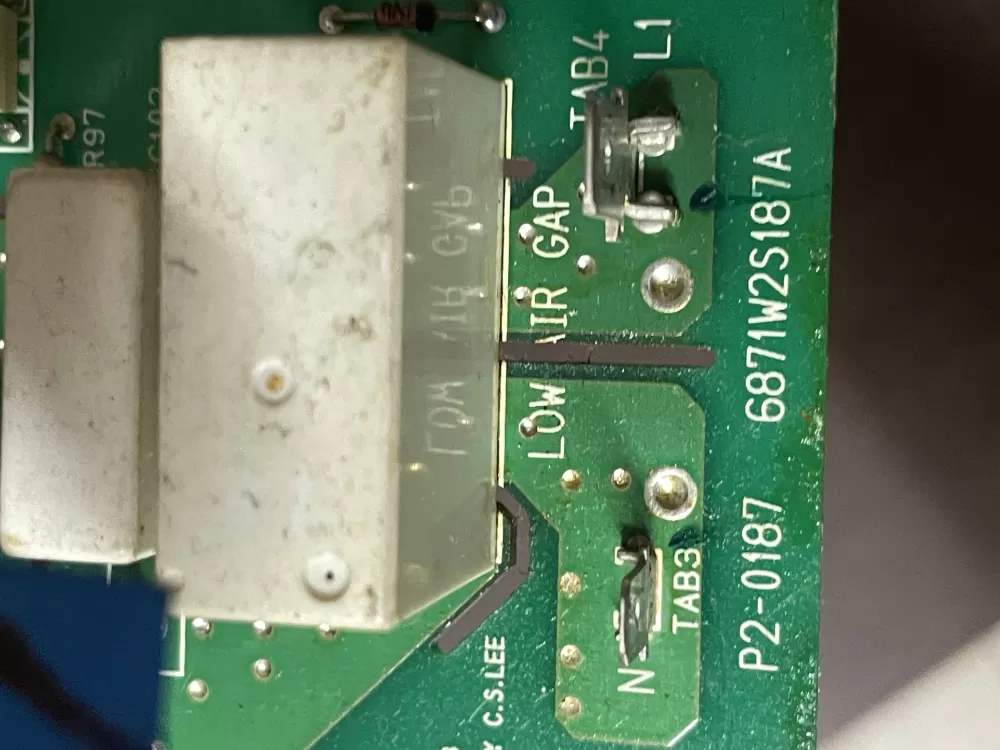 GE 6870W2A187A 6871W2S187A Microwave Oven Control Board AZ37252 | Wm459