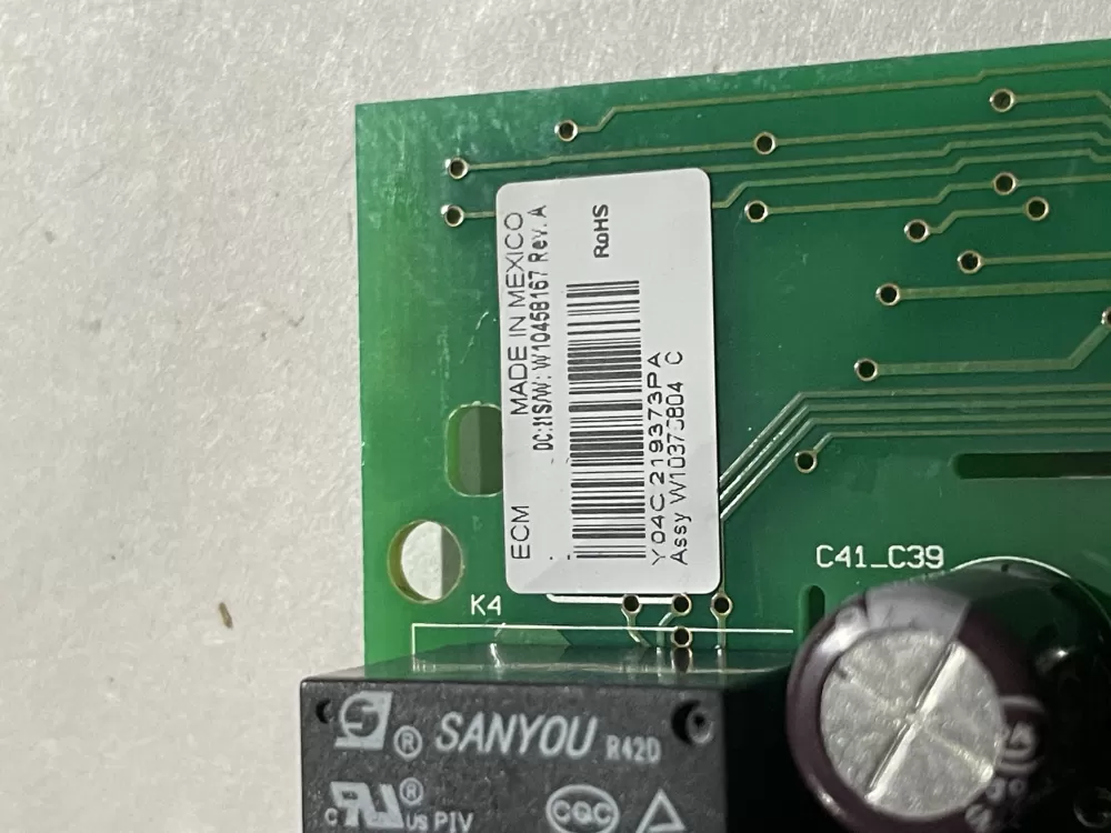 Whirlpool W10458167 Dishwasher Control Board AZ191467 | Wm1441
