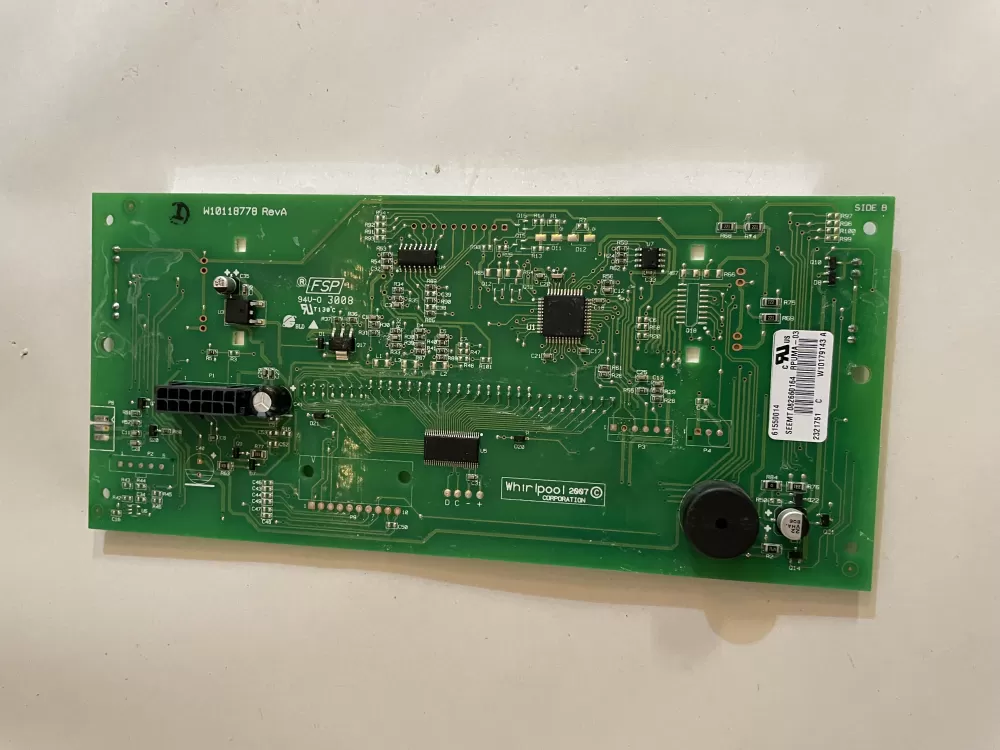 Whirlpool W10179143 2321751 Refrigerator Display Control Board AZ143573 | KM2413
