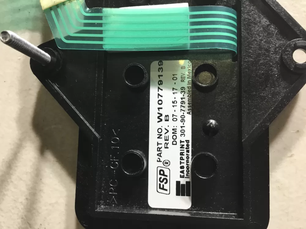 Whirlpool W10779139 W11126040 Washer Membrane Switch AZ45311 | NR1769