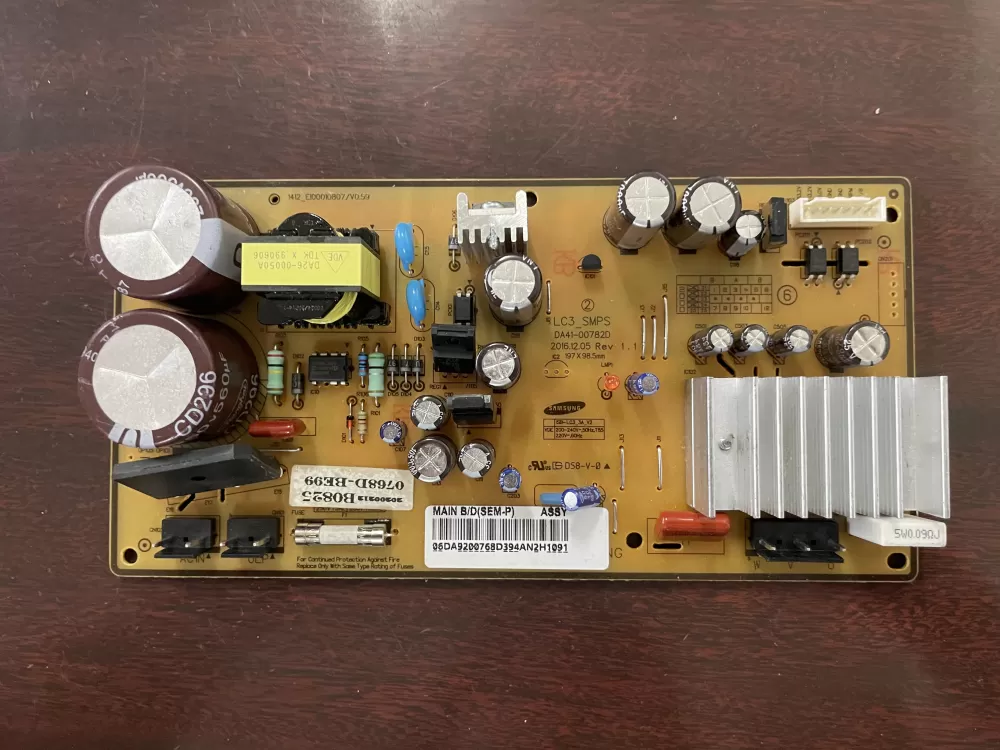 Samsung DA92-00768D Refrigerator Control Board Inverter