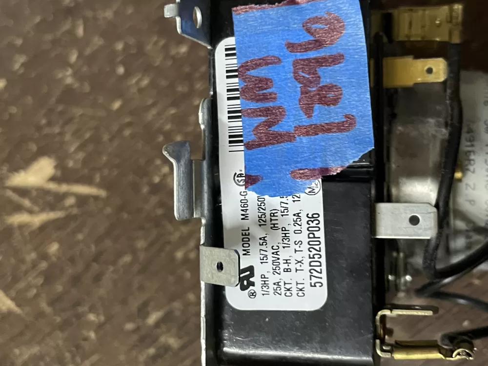 GE 572D520P036 WE4M370 Dryer Timer AZ53622 | Wm1896
