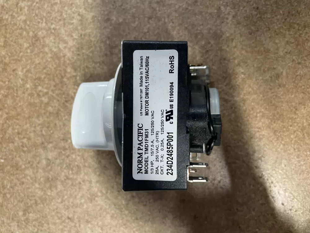 GE 234D2485P001 Dryer Timer
