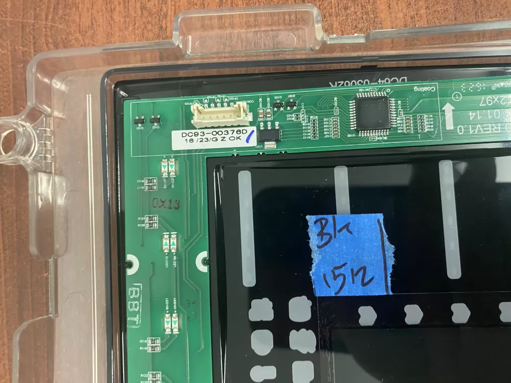 Samsung DC92-01607J DC94-06643A Dryer UI Control Board AZ46786 | BK1512