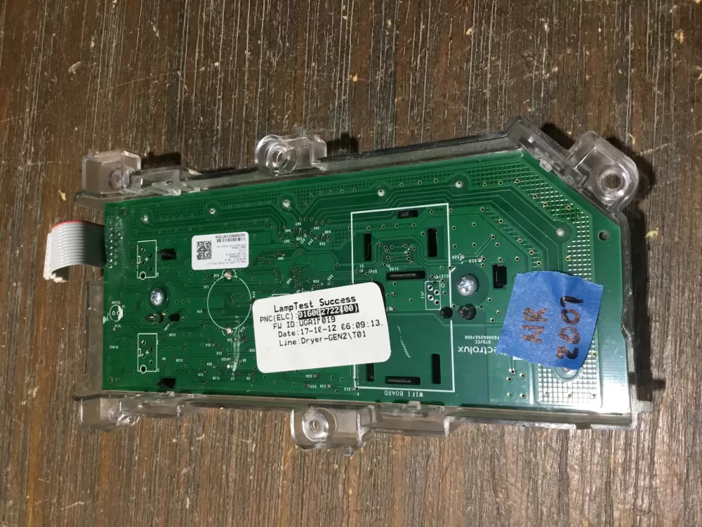Electrolux Dryer A04186512 916062722 Control Board AZ59086 | NR2007