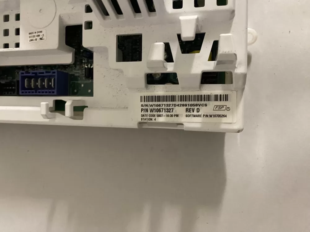 Whirlpool W10671327 W10671327 Washer Control Board AZ197602 | BK2737
