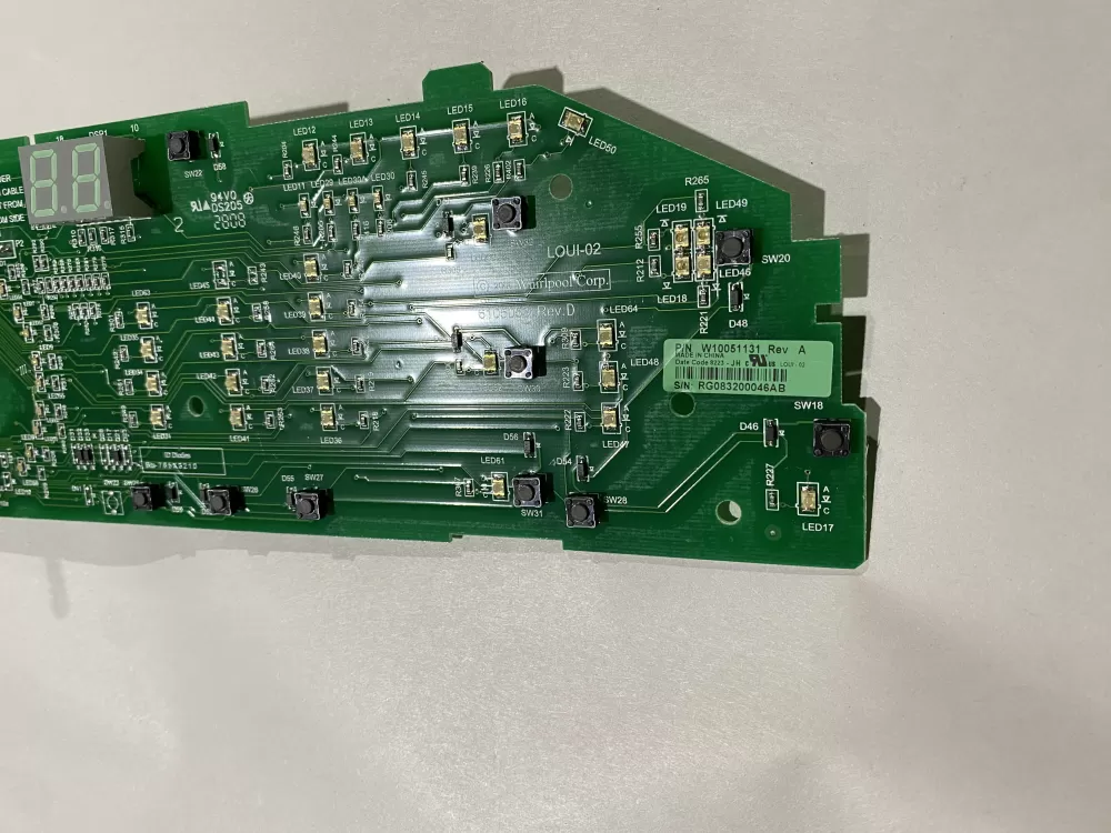 Whirlpool Maytag W10051131 W10051133 Washer Control Board AZ141951 | BK2387