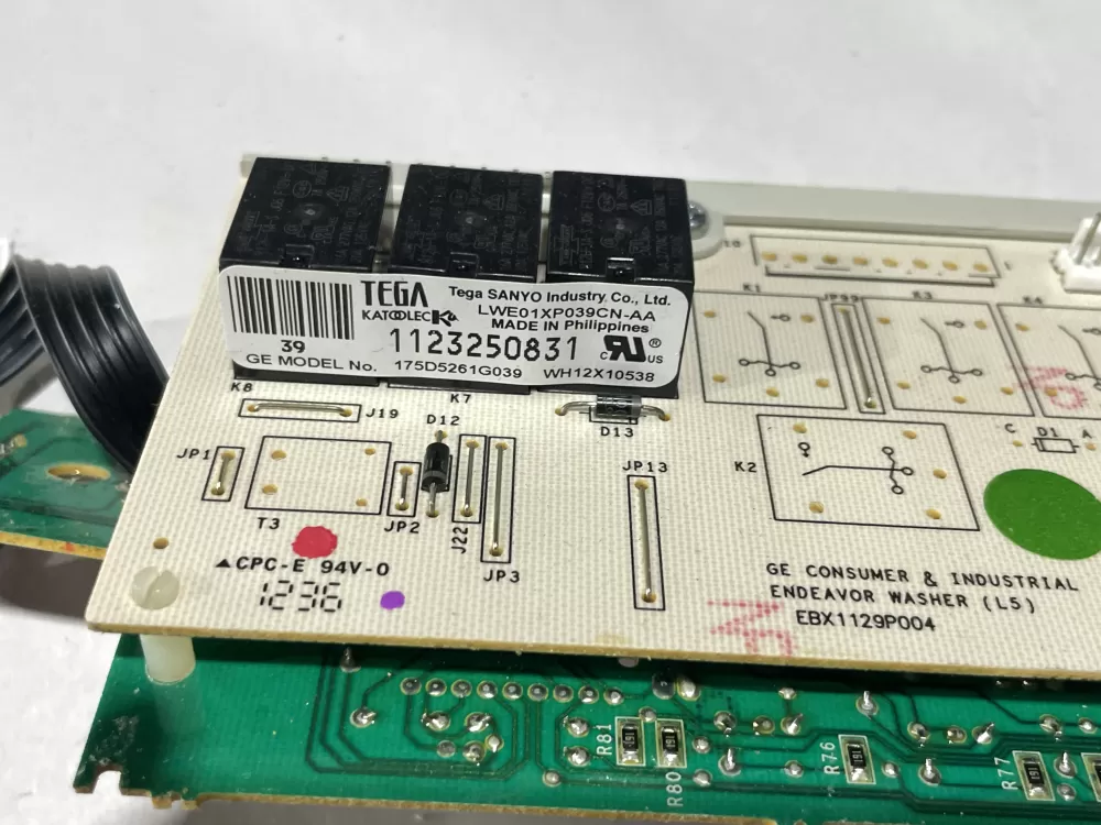 GE WH12X10614 175D5261G039 EBX1129P004 Washer Control Board AZ111754 | Wmv659
