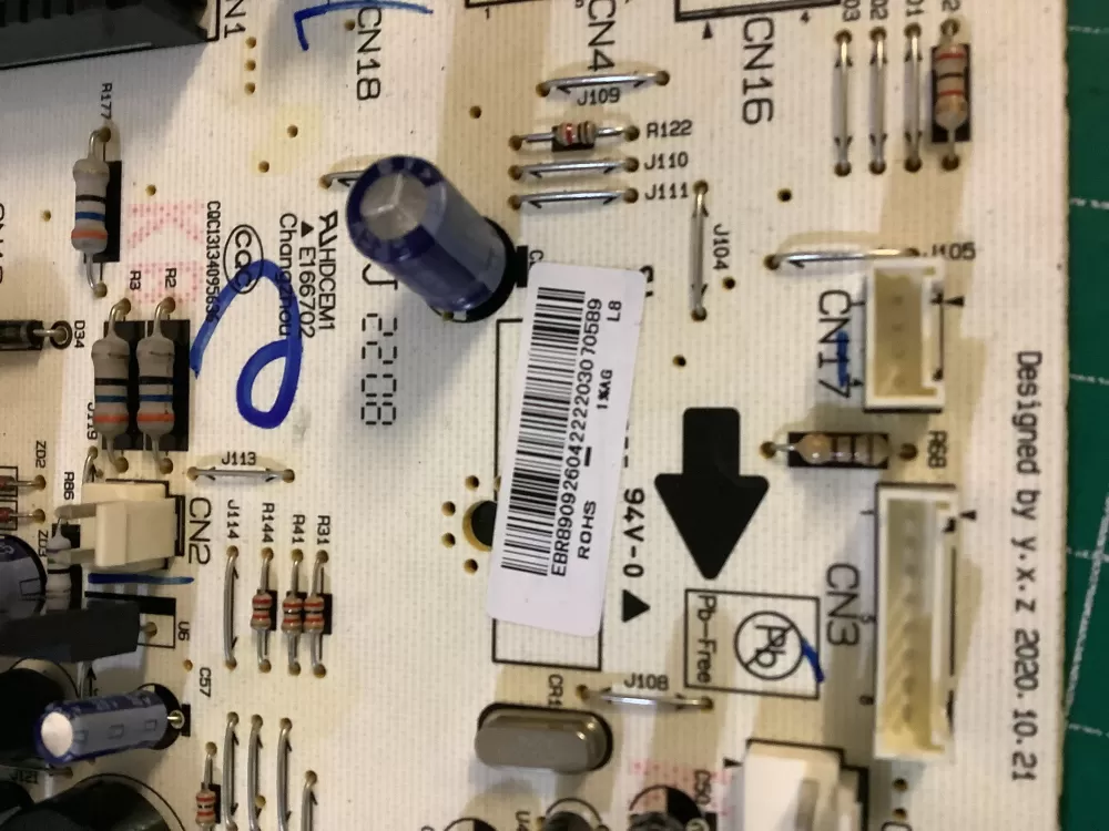 Kenmore Ebr89092606 Microwave Control Board Electronic AZ209056 | NR796