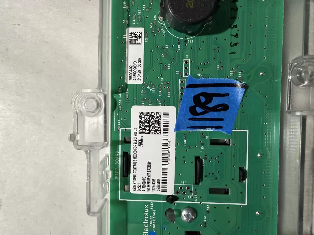 Electrolux A18990903 A18300802 Dryer Control Panel AZ222533 | KM1189