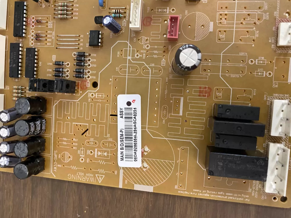 Samsung DA92 00384L DA9200384L Refrigerator Control Board AZ31193 | BK213