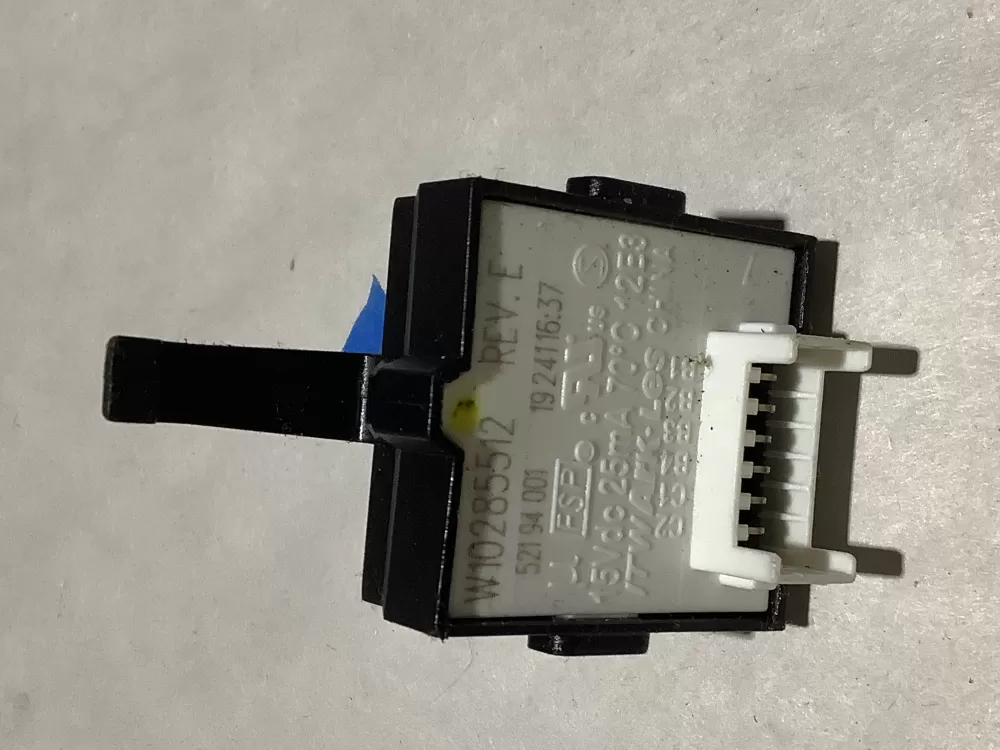 Maytag Whirlpool W10285512 Washer Switch AZ112163 | Sl20