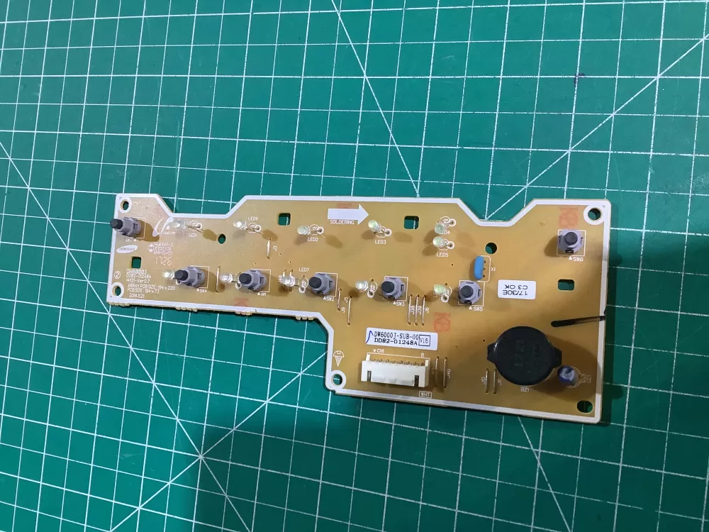 Samsung DD82-01248A Dishwasher Control Board