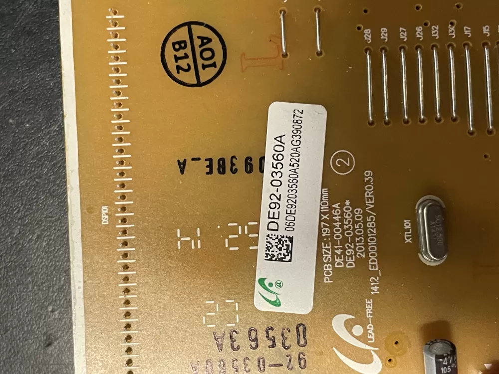 Samsung DE92-03560A Microwave Control Board AZ23570 | WM1032