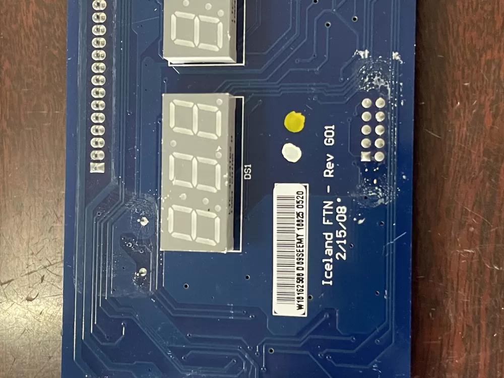 Whirlpool W10162500 Refrigerator Control Board Dispenser