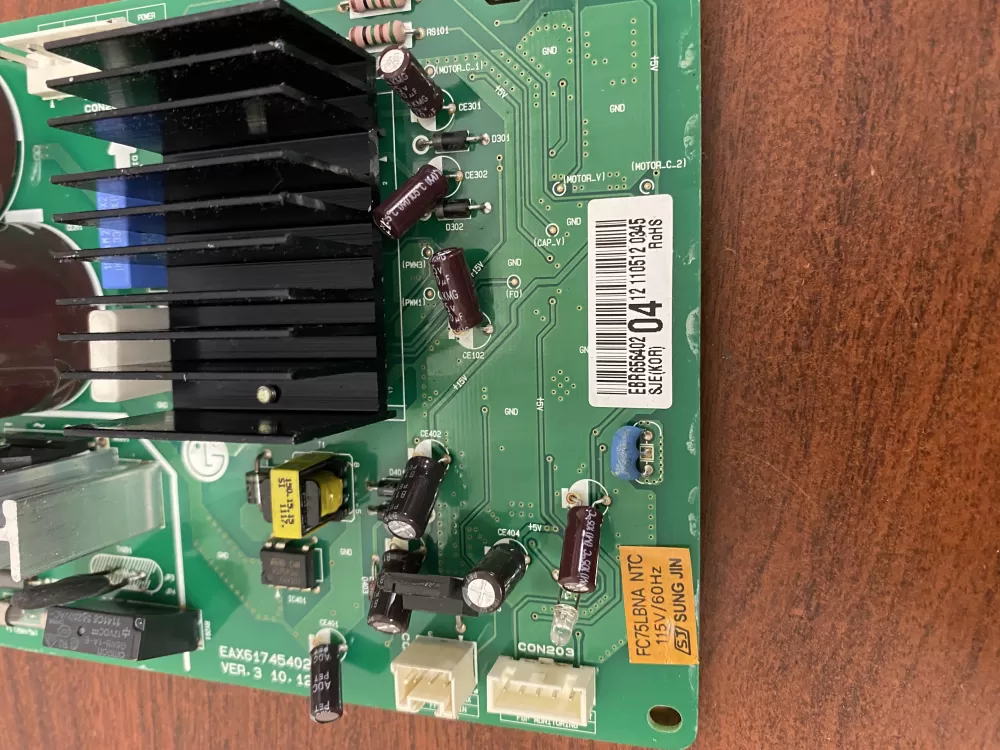 LG Kenmore AP5604149 EBR65640204 Refrigerator Control Board AZ38726 | BK1339