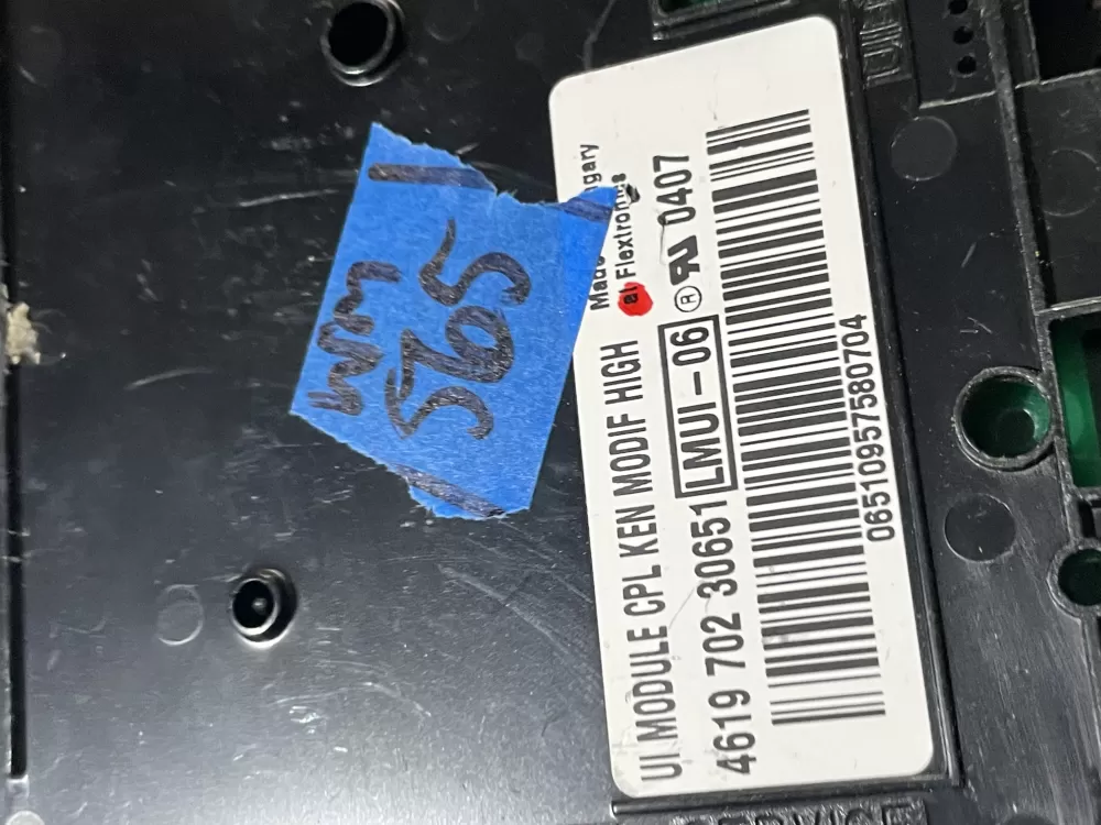 Whirlpool Kenmore 4619-702-30651 Washer Control Board AZ169909 | Wm565