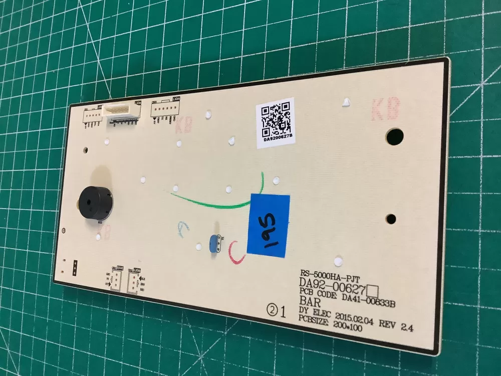 Samsung DA92 00627B Refrigerator Control Board Dispenser AZ227867 | NR195