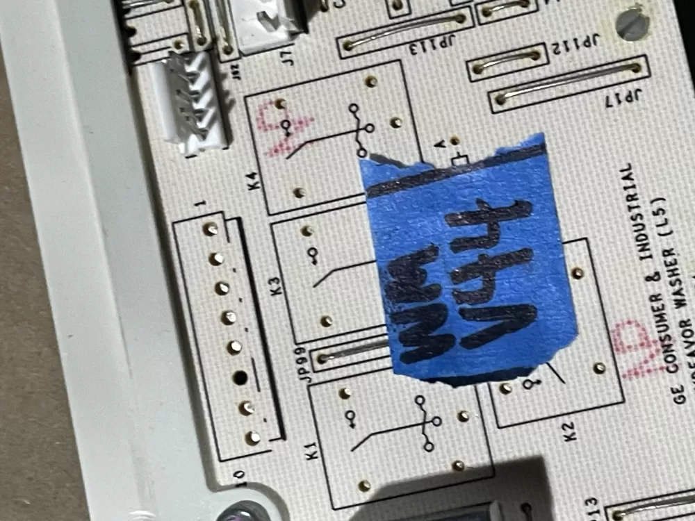 GE WH12X10614 175D5261G039 EBX1129P004 Washer Control Board AZ97134 | Wmv44