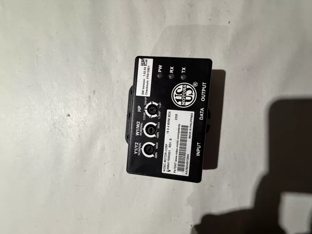 Nidec  C498411600001  FF6138E1  AA39ZA0013804  US MOTORS Nidec Motor