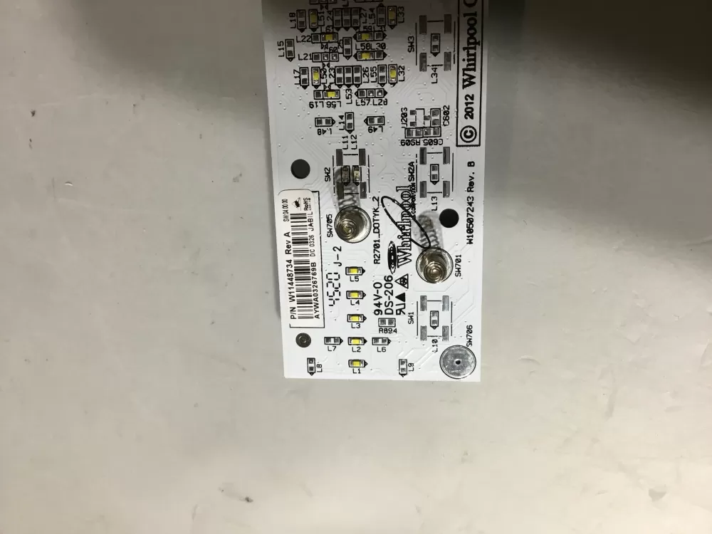 Whirlpool W11448734 Refrigerator Control Board AZ113163 | BG188