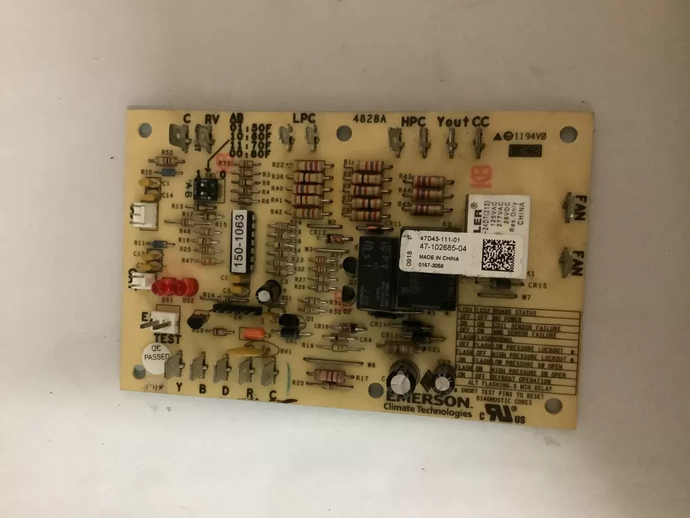 Rheem 47D43-111-01   Control