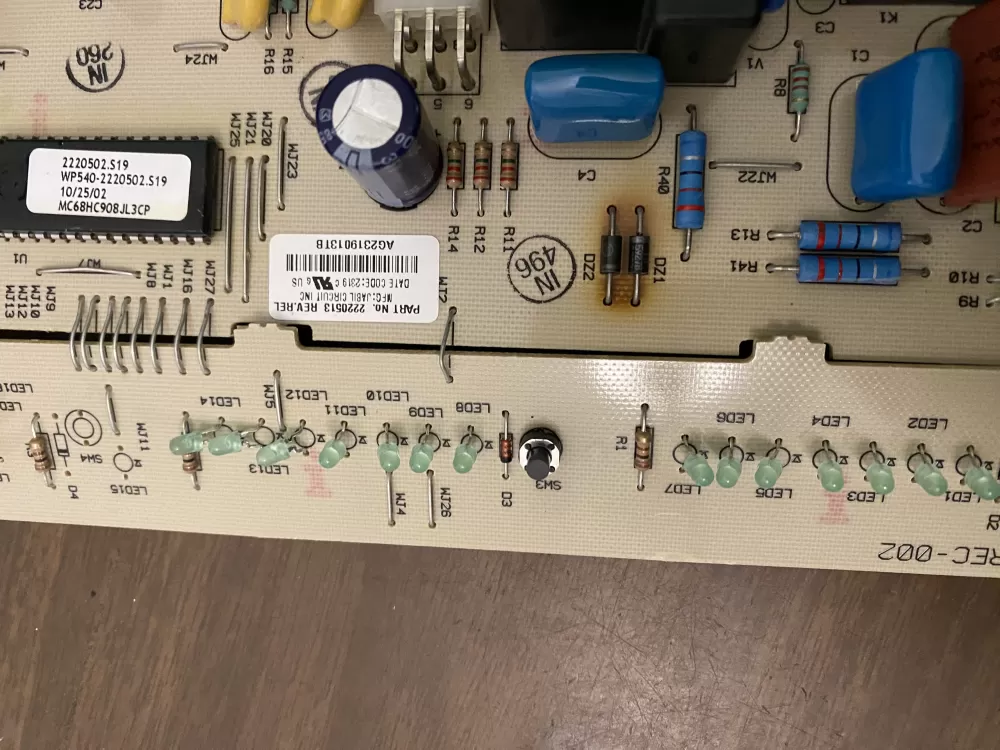 Whirlpool 2220513 Refrigerator Control Board AZ97631 | BK1350