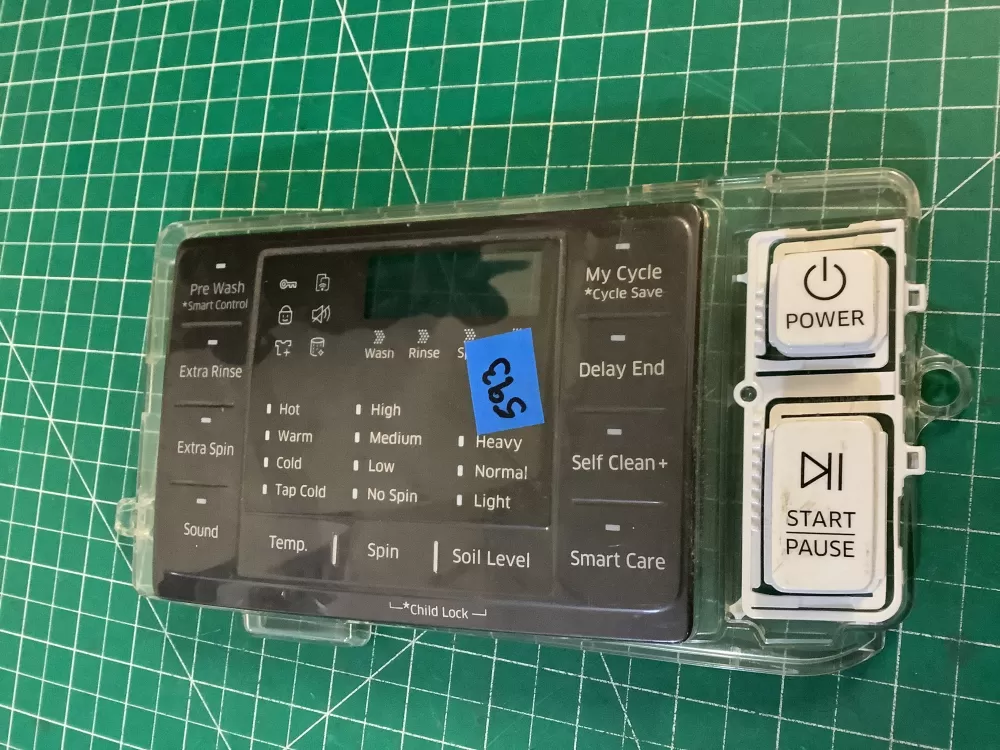 Samsung DC92-01607J DC94-06643A Dryer UI Control Board AZ194417 | NR593
