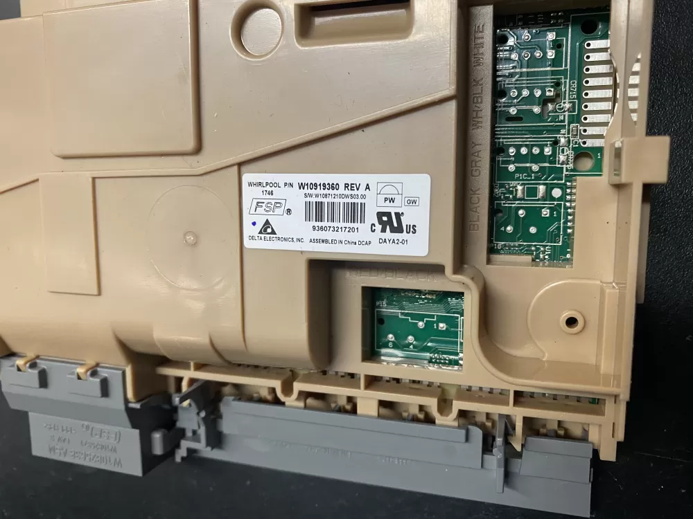 Whirlpool W10919360 W11087226 Dishwasher Control Board AZ24087 | BK1205