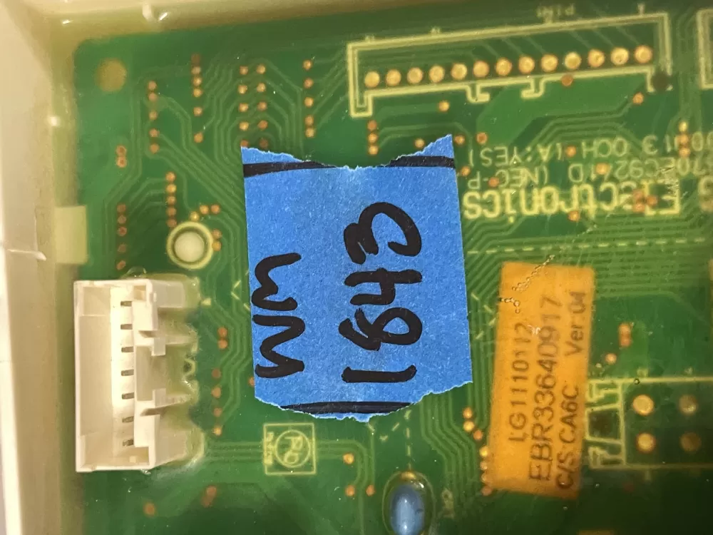 LG 6870EC9241D EBR33640917 Dryer Control Board