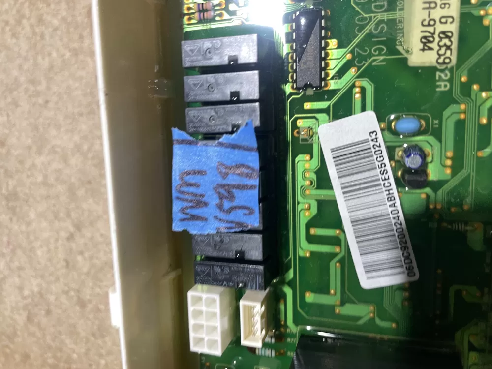 Samsung DC92 00240A 00241A WF318A S0 Washer MFS Control Board AZ68615 | Wmv598