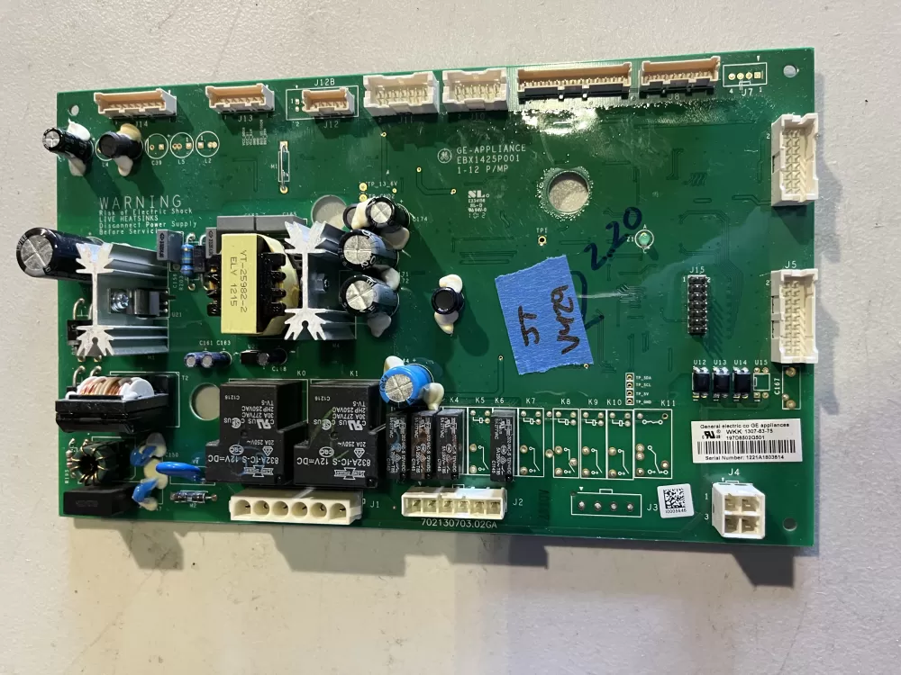 GE 197D8502G501 EBX1425P001 Refrigerator Control Board AZ44245 | V429