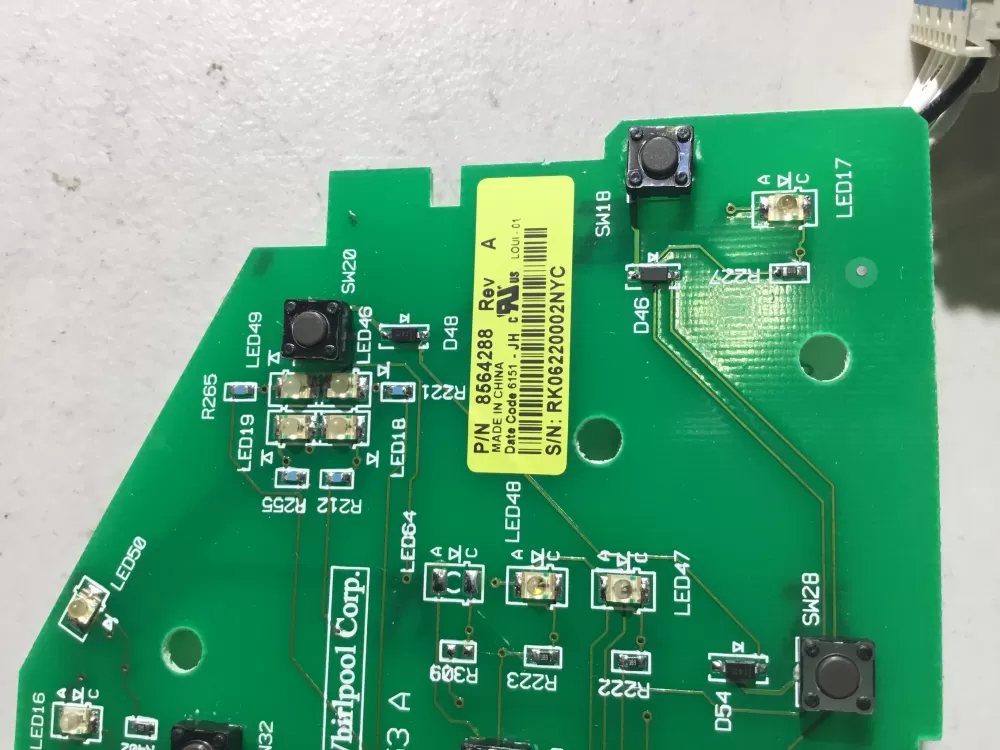 Whirlpool AP6013318 8564288 8564288R Washer Control Board AZ38097 | NR2