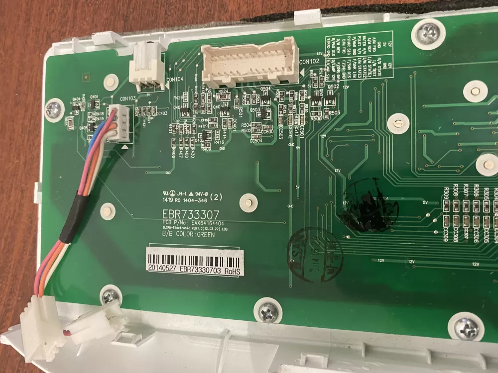 LG Kenmore EBR73330703 Refrigerator Control Board Dispenser AZ44717 | BK1764