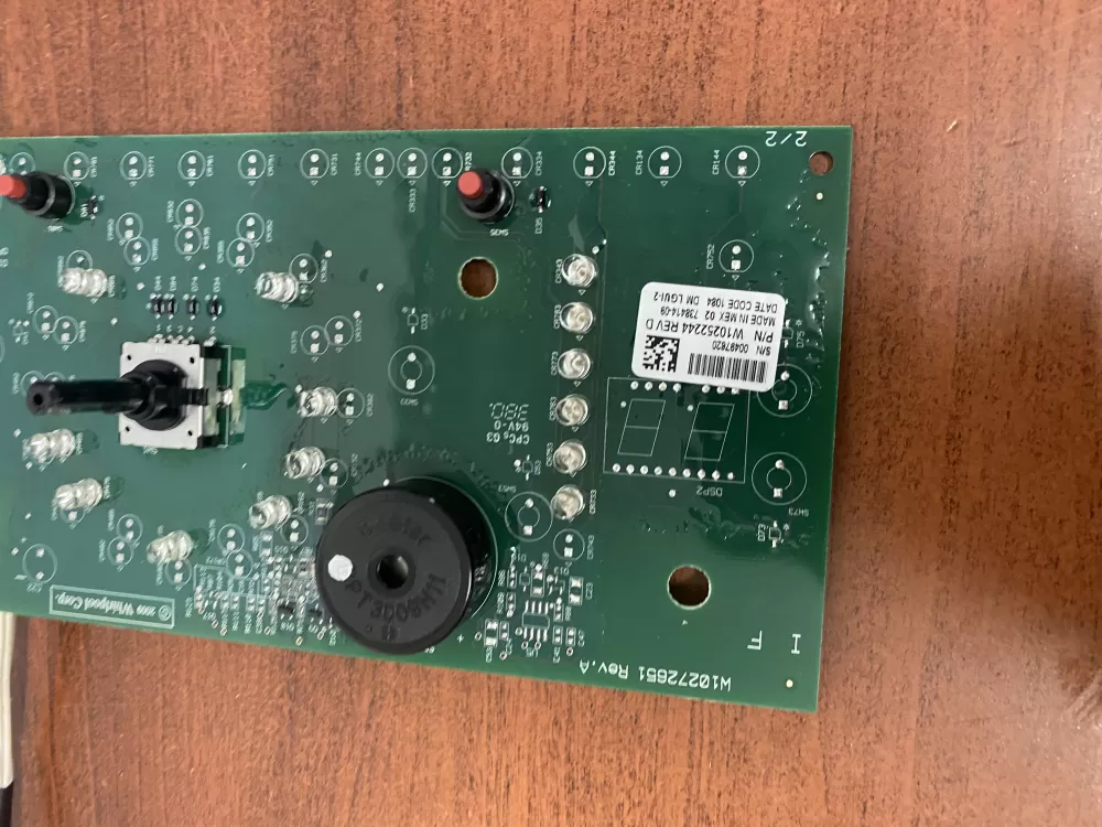 Whirlpool W10252244 Dryer Control Board AZ49739 | BK1813