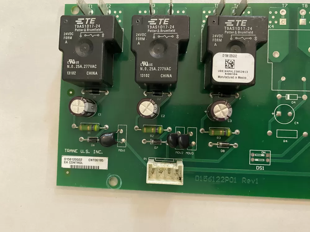 Trane EM Heat Control Board CNT06195 D156120g02 AZ107918 | BK208