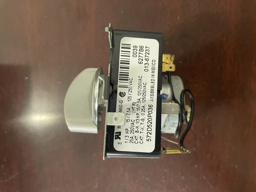 GE 572D520P036 WE4M370 Dryer Timer AZ37807 | KM217