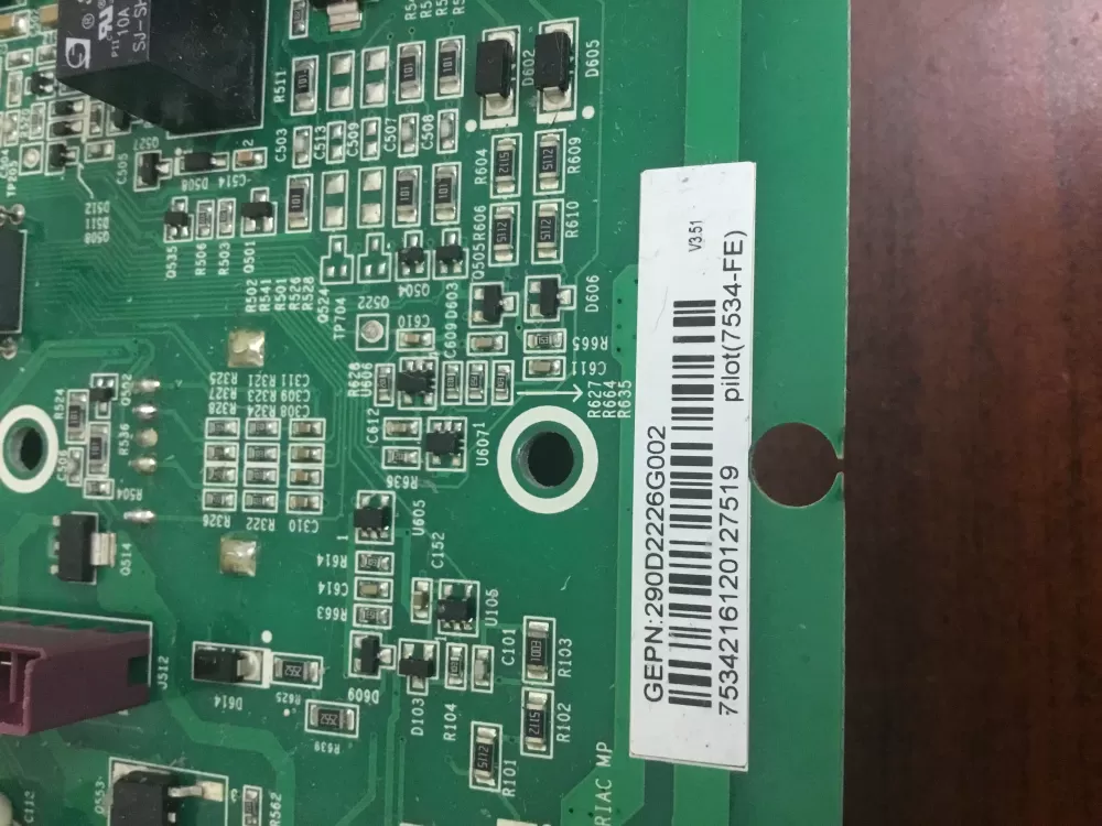 GE WH22X29556 WH18X25896 290D2226G002 Washer Control Board AZ32858 | NRV357