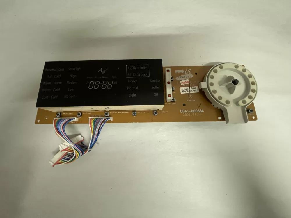 Samsung MFS-DV318A-S0  AP4337033  DC41-00066A  2025722  20091008  PS4250820 Dryer UI Control Board