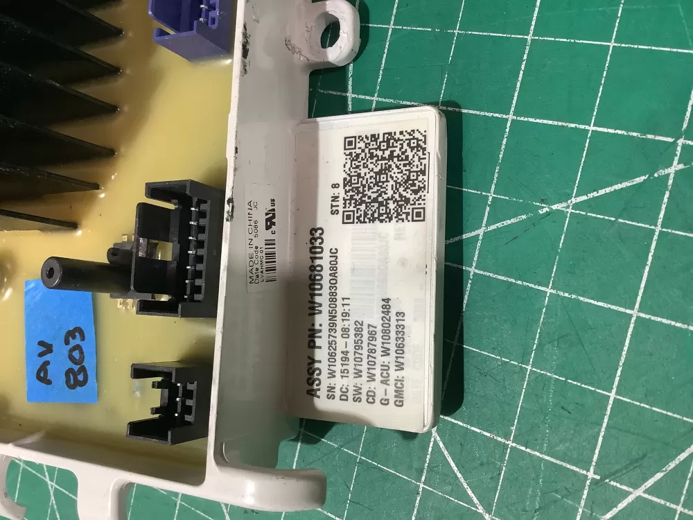 Whirlpool W10681033 W10812422 PS11723056 Washer Control Board AZ188548 | AV803