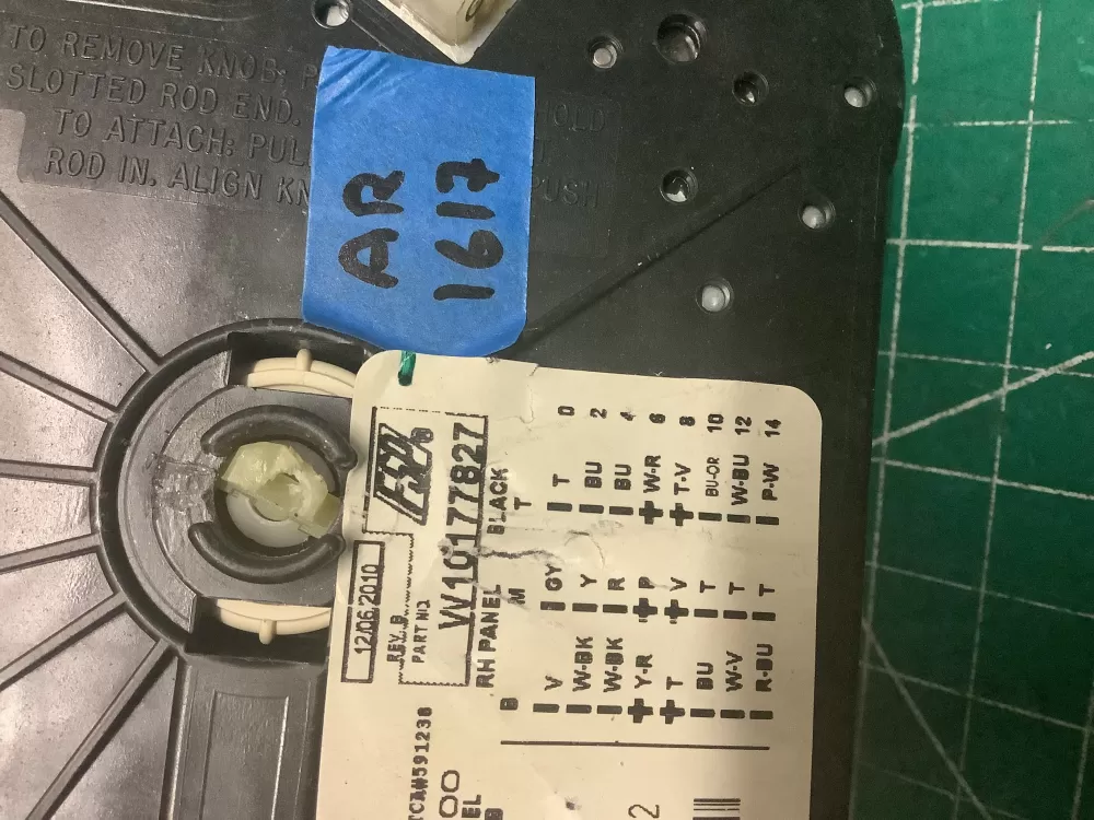 Whirlpool W10177827 WPW10177827 Washer Timer AZ209556 | AR1617
