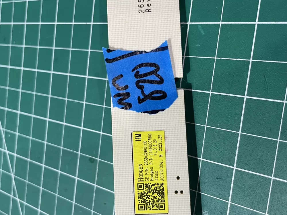 GE Dishwasher Control Board 265D4398G100 AZ190136 | Wm820