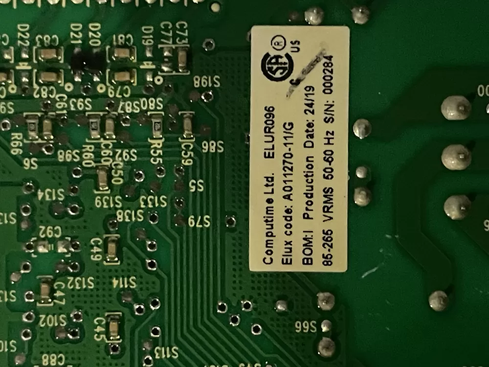 Electrolux A01127011 Control Board AZ33517 | Wm341