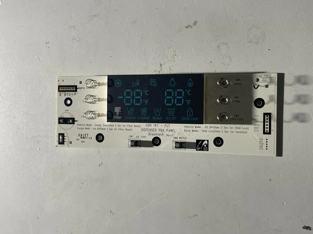 Samsung DA92-00607A Refrigerator samsung Control Board AZ40009 | Wm361